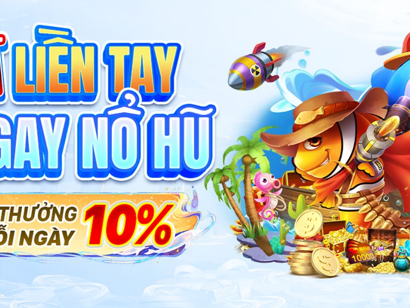 Trò chơi bắn cá với kho báu đại dương